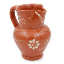Load image into Gallery viewer, Hand-painted Traditional Portuguese Pottery Glazed Terracotta Wine Sangria Pitcher (Food Safe)
