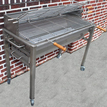 Load image into Gallery viewer, Charcoal Grill Aisi 304 Stainless Steel Handmade In Portugal 120/240 Volts Motor
