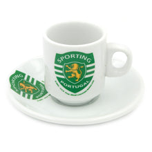 Load image into Gallery viewer, Sporting CP Espresso Cup and Saucers with Gift Box, Set of 6
