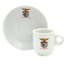 Load image into Gallery viewer, SL Benfica Set Of 6 Espresso Cup and Saucers With Gift Box
