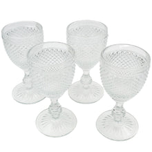 Load image into Gallery viewer, Vista Alegre Bicos Clear White Wine Goblets, Set of 4

