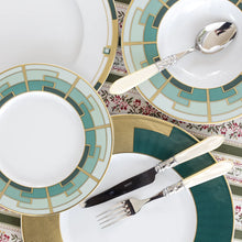 Load image into Gallery viewer, Vista Alegre Emerald Dessert Plate, Set of 4
