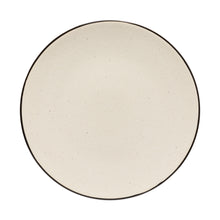 Load image into Gallery viewer, Costa Nova Augusta 14&quot; Natural-Black Charger Plate/Platter Set
