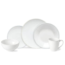 Load image into Gallery viewer, Costa Nova Friso White 5 Piece Place Setting
