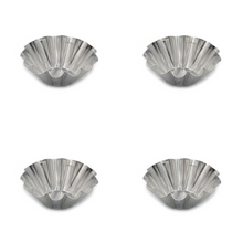 Load image into Gallery viewer, Grilo Kitchenware Egg Tart Aluminum Cupcake Cake Cookie Mold - Set of 4
