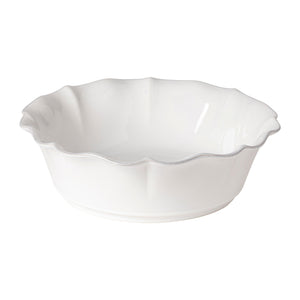 Costa Nova Rosa 11.75" White Serving Bowl