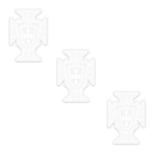 Load image into Gallery viewer, Portugal National Team Clear Sticker FPF Official Emblem, Set of 3
