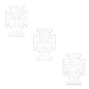 Portugal National Team Clear Sticker FPF Official Emblem, Set of 3
