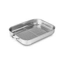 Load image into Gallery viewer, Silampos Stainless Steel Bakeware Roaster With Rack
