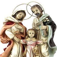 Load image into Gallery viewer, 13.5&quot; Holy Family Religious Statue Virgin Mary, Saint Joseph and Child Jesus
