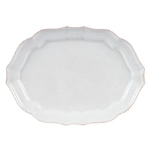 Load image into Gallery viewer, Casafina Impressions 18&quot; White Oval Platter
