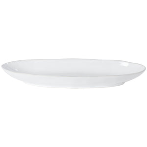 Costa Nova Livia 16" White Oval Platter