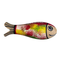Load image into Gallery viewer, Hand Painted Wooden Made in Portugal Colorful Peixe Magnet
