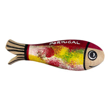 Load image into Gallery viewer, Hand Painted Wooden Made in Portugal Colorful Peixe Magnet
