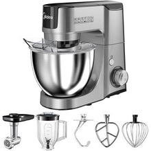 Load image into Gallery viewer, Midea Bm2096 Kitchen Machine Stand Mixer Blender &amp; Meat Grinder 220 Volts Export Only Silver Combo
