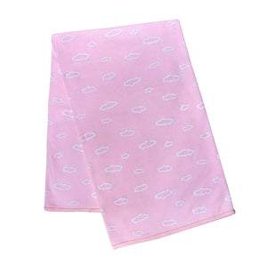Minhon Made in Portugal 100% Cotton Pink Baby Blanket