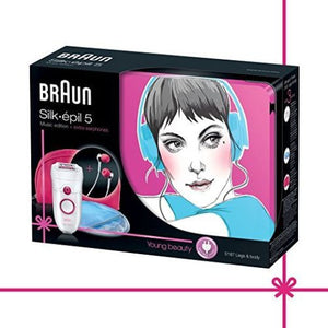 Braun Silk-épil 5 5187 Music Edition Epilator 120/240 Volts