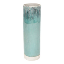 Load image into Gallery viewer, Costa Nova Madeira 12&quot; Blue Cylinder Vase
