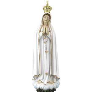 15" Pilgrim Our Lady Of Fatima Statue Made in Portugal #660