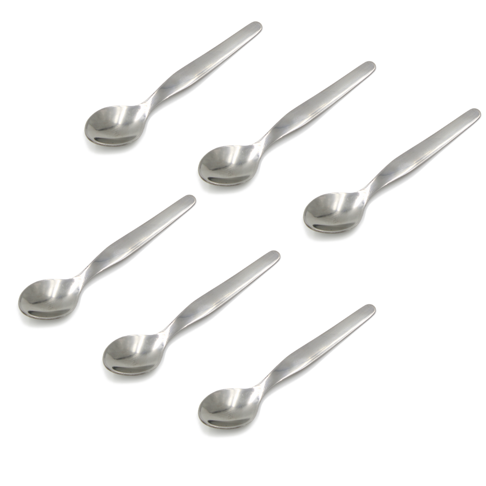 Grilo Kitchenware Paula Stainless Steel Espresso Spoons  - Set of 6