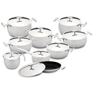 Silampos Yumi 18 Pieces Stainless Steel Cookware Set - Made In Portugal