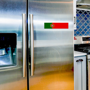 Portuguese Flag Flexible Refrigerator Magnet, Set of 3