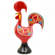 Load image into Gallery viewer, Traditional Portuguese Aluminum Red Good Luck Rooster Galo de Barcelos
