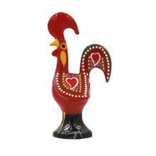 Load image into Gallery viewer, Traditional Portuguese Aluminum Red Good Luck Rooster Galo de Barcelos

