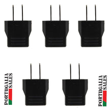 Load image into Gallery viewer, 5 X Euro EU to US USA Type A Travel Power Adapter Converter Wall Plug
