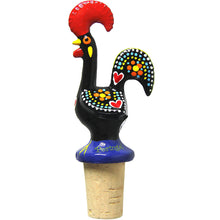 Load image into Gallery viewer, Vintage Traditional Portuguese Aluminum Rooster Wine Bottle Stopper
