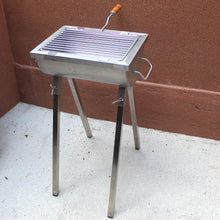 Load image into Gallery viewer, Handmade in Portugal BBQ Charcoal Grill Aisi 304 Stainless Steel
