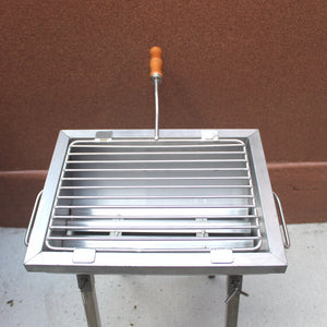 Handmade in Portugal BBQ Charcoal Grill Aisi 304 Stainless Steel
