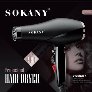 Sokany SK911 2400 W Professional Hair Dryer, 220 V, Not for USA