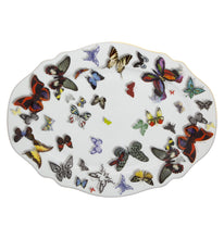 Load image into Gallery viewer, Vista Alegre Butterfly Parade Small Oval Platter

