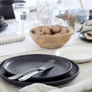 Casafina Pacifica 9" Seed Grey Salad Plate Set