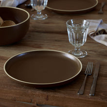 Load image into Gallery viewer, Casafina Monterosa 11&quot; Chocolate Latte Dinner Plate Set
