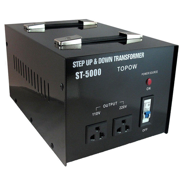 Topow 5000 Watt Step Up and Down Voltage Converter Transformer 110V and 220V