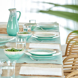 Casafina Taormina 9" Aqua Salad Plate Set