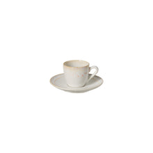 Load image into Gallery viewer, Casafina Taormina 3 oz. White Coffee Cup and Saucer Set
