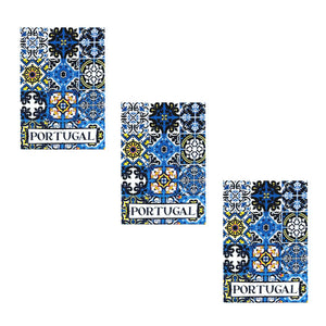 Traditional Portuguese Tiles Vinyl Sticker, Set of 3
