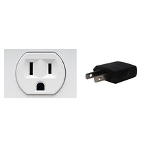 Load image into Gallery viewer, 5 X Euro EU to US USA Type A Travel Power Adapter Converter Wall Plug
