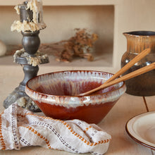 Load image into Gallery viewer, Casafina Poterie 13&quot; Caramel Latte Serving Bowl
