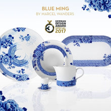 Load image into Gallery viewer, Vista Alegre Blue Ming Tea Cups and Saucers, Set of 4
