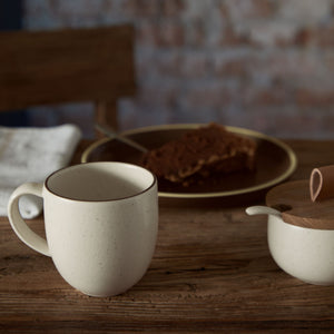 Casafina Monterosa 11 oz. Cocoa Cream Mug Set
